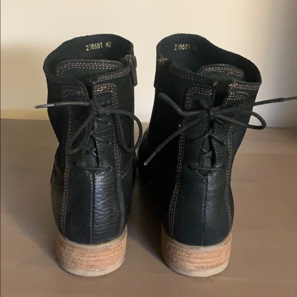 Josef Seibel Black Leather Booties - Women’s Size 42 - Picture 5 of 7